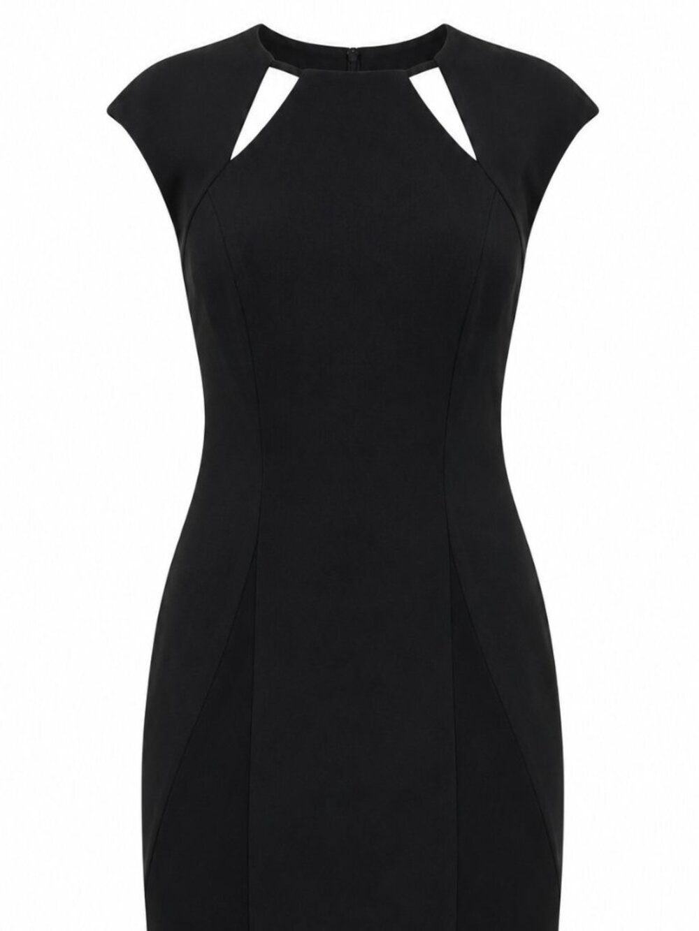 NWT Cache Black Cutout Sheath Dress Size 6 | Career, Cocktail, Evening